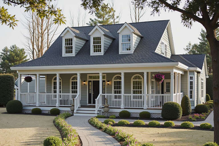 House Plan House Plan #218 Angled Front Elevation
