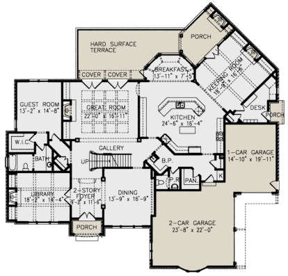 Main Floor for House Plan #699-00208