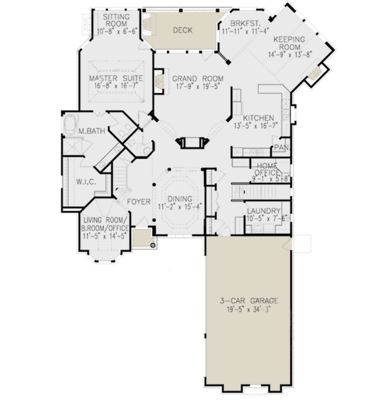 Main Floor for House Plan #699-00209