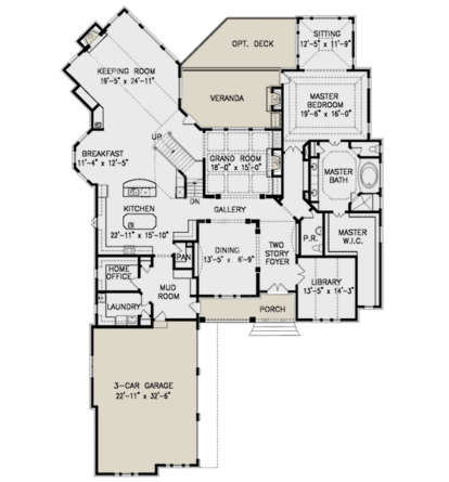 Main Floor for House Plan #699-00211