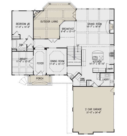 Main Floor for House Plan #699-00212
