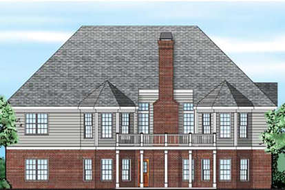 European House Plan #8594-00286 Elevation Photo