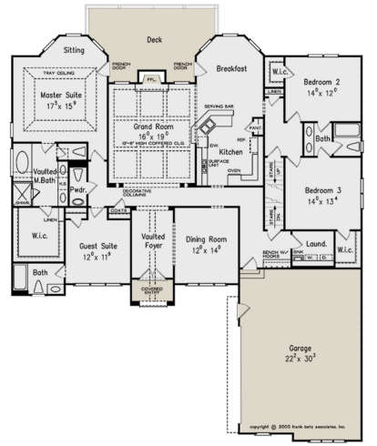 House Plan House Plan #21862 Drawing 1