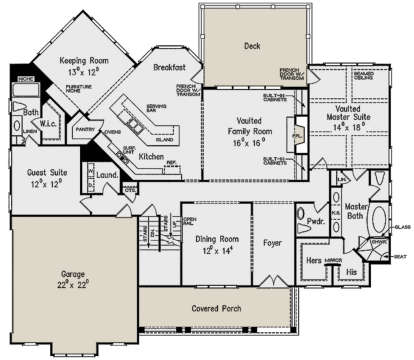 Main Floor for House Plan #8594-00287