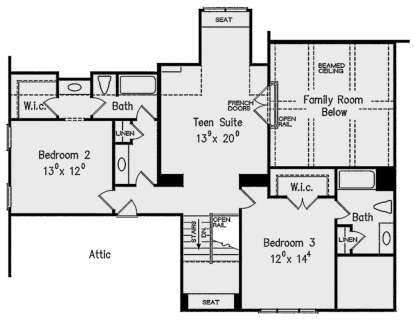 Second Floor for House Plan #8594-00287