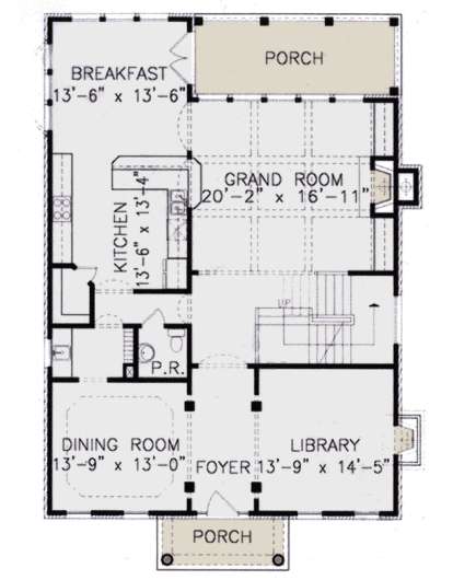 Main Floor for House Plan #699-00215
