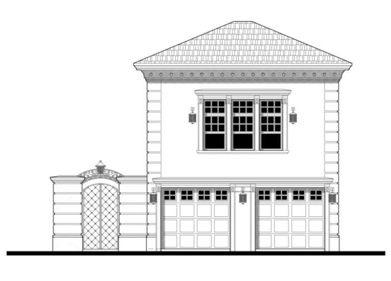 House Plan House Plan #219 Front Eleavtion