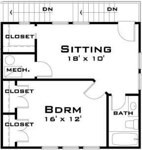 Floorplan for House Plan #028-00051
