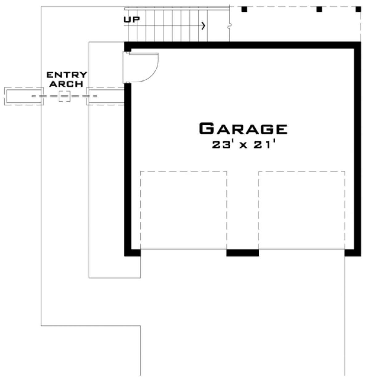 Garage for House Plan #028-00051