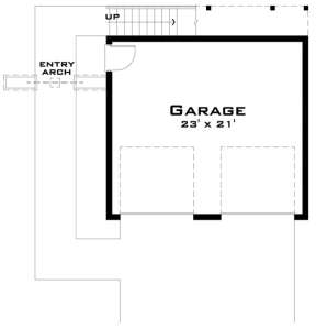 Garage for House Plan #028-00051