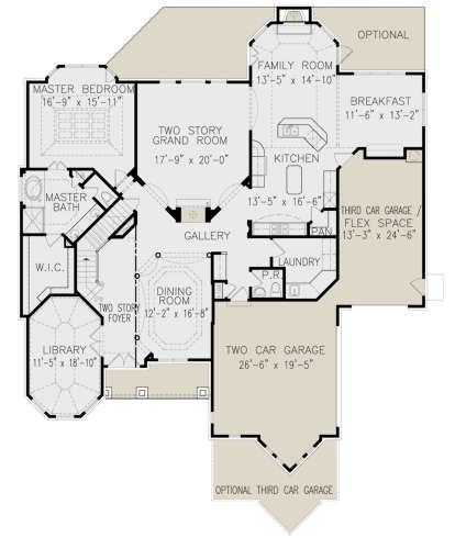Main Floor for House Plan #699-00220