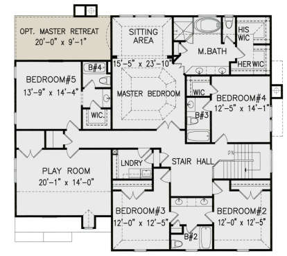 House Plan House Plan #21939 Drawing 2
