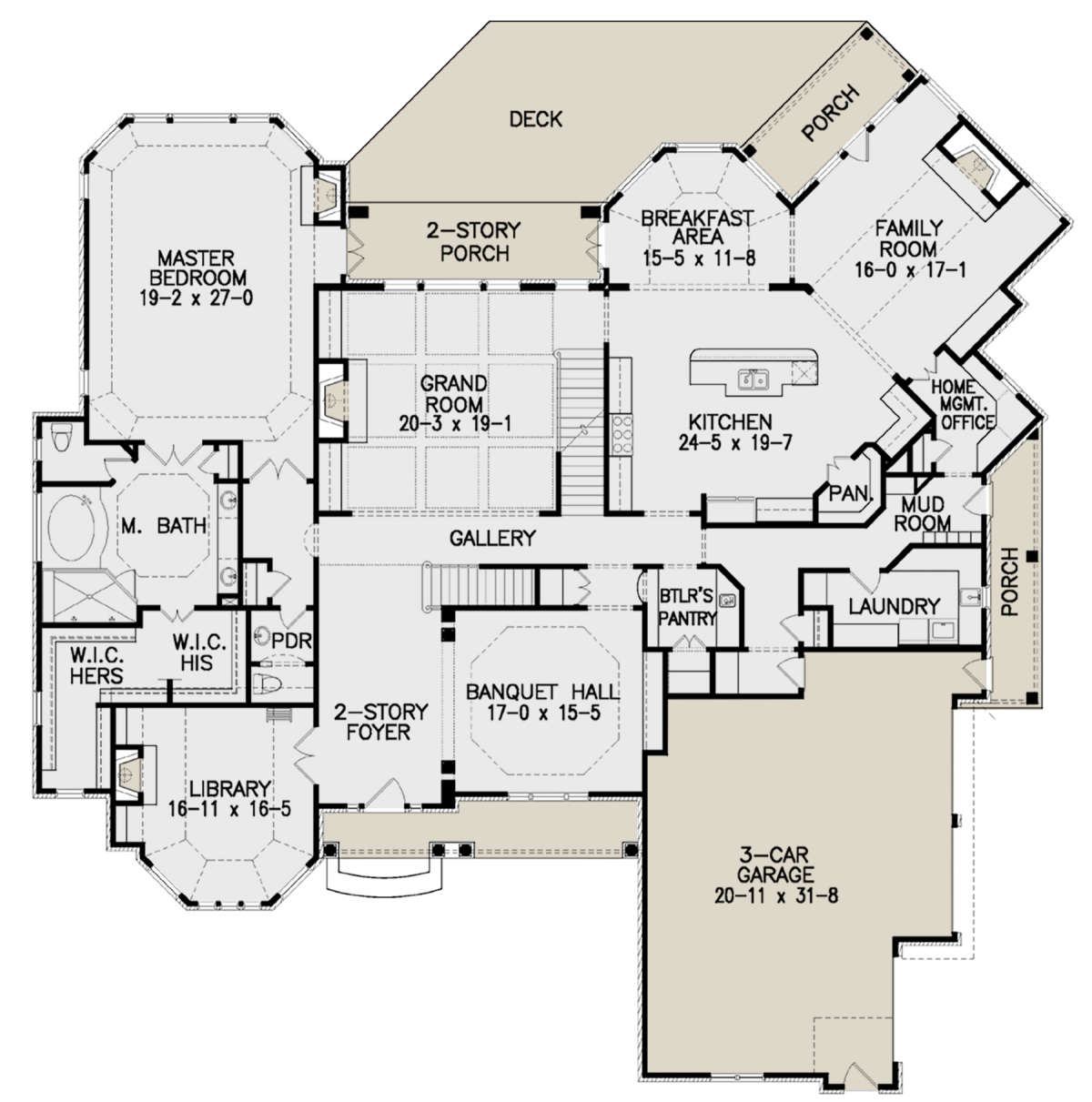 Main Floor for House Plan #699-00225