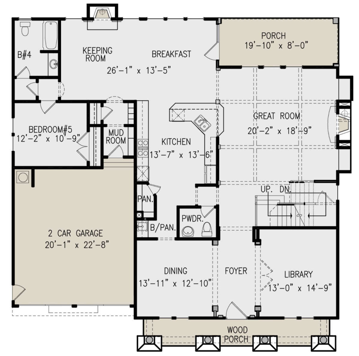 Main Floor for House Plan #699-00226