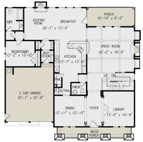 Main Floor for House Plan #699-00226