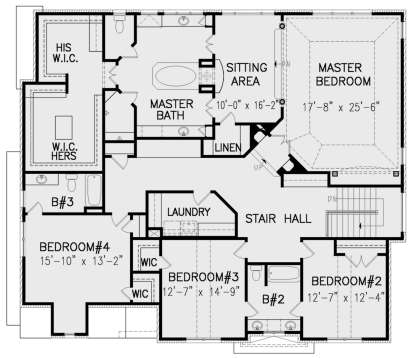 Second Floor for House Plan #699-00227