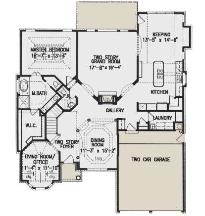 Main Floor for House Plan #699-00228