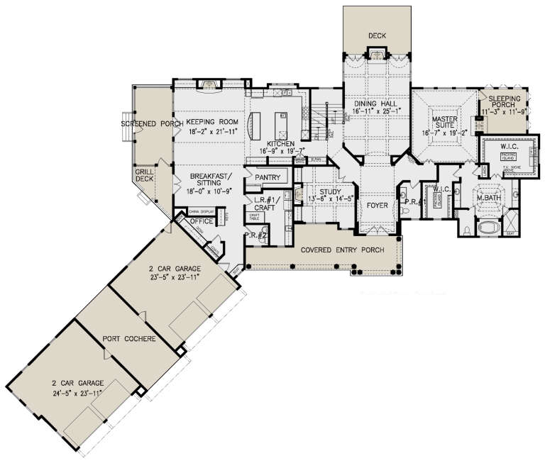 House Plan House Plan #21988 Drawing 1