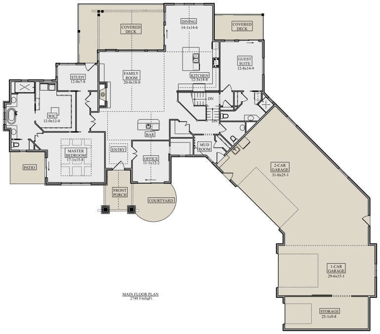 House Plan House Plan #21995 Drawing 1