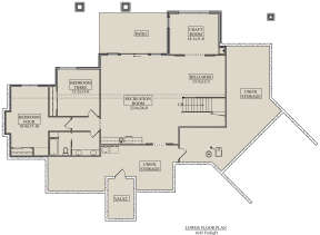 Basement for House Plan #5631-00102