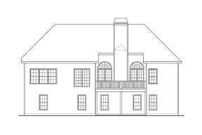 Ranch House Plan #009-00006 Elevation Photo