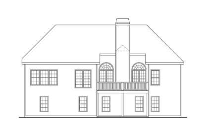 Ranch House Plan #009-00006 Elevation Photo