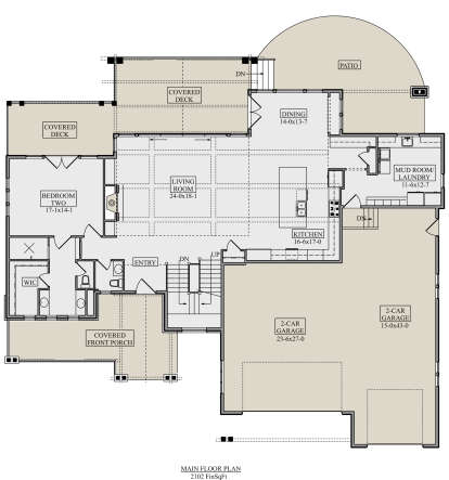 House Plan House Plan #22002 Drawing 1