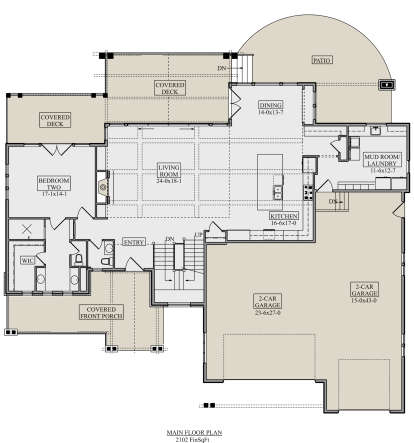 Main Floor for House Plan #5631-00103