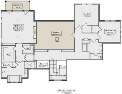 Second Floor for House Plan #5631-00103