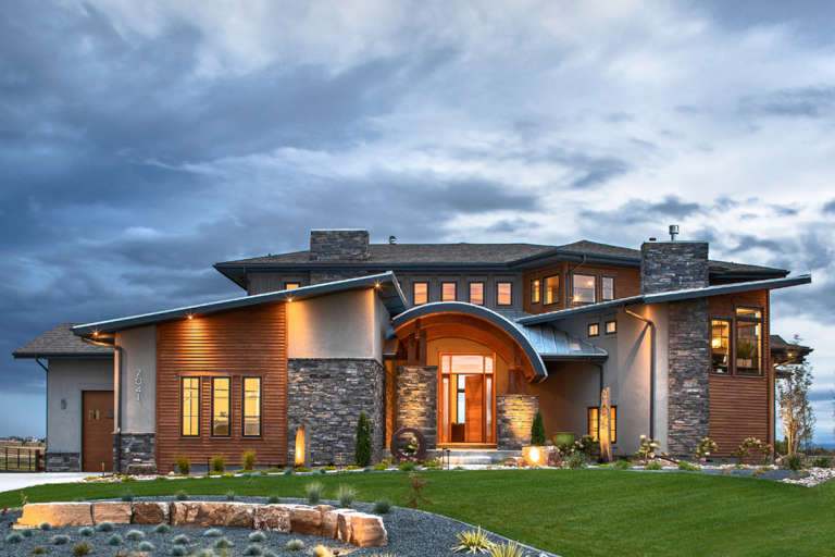 Contemporary House Plan #5631-00107 Elevation Photo