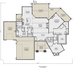 Main Floor for House Plan #5631-00107