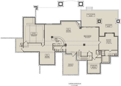 Basement for House Plan #5631-00108