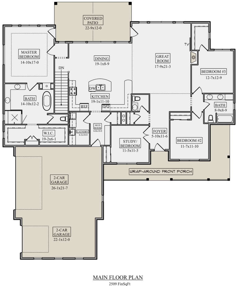 House Plan House Plan #22044 Drawing 1