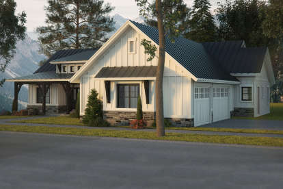 Modern Farmhouse House Plan #5631-00112 Elevation Photo