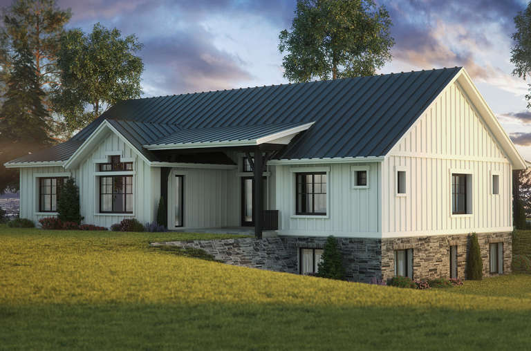 Modern Farmhouse House Plan #5631-00112 Elevation Photo
