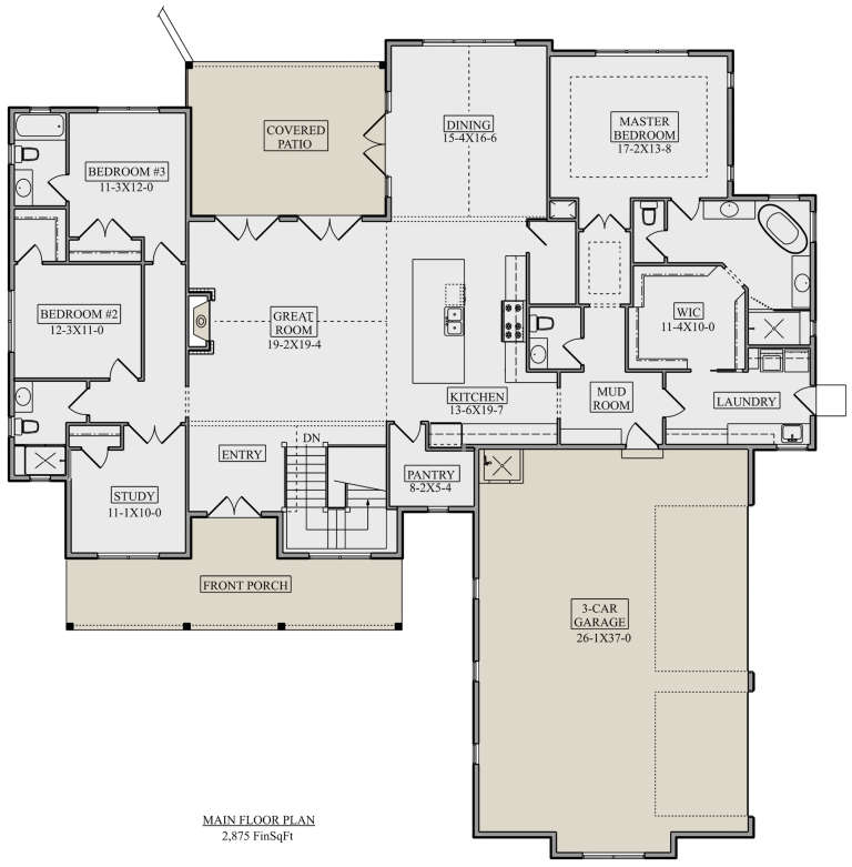 House Plan House Plan #22065 Drawing 1