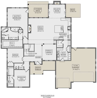 Main Floor for House Plan #5631-00113