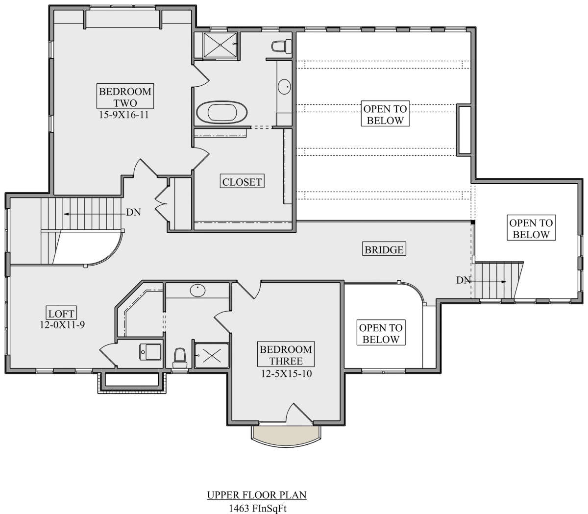Second Floor for House Plan #5631-00114