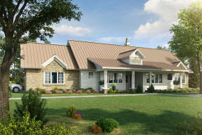 Country House Plan #1907-00048 Elevation Photo