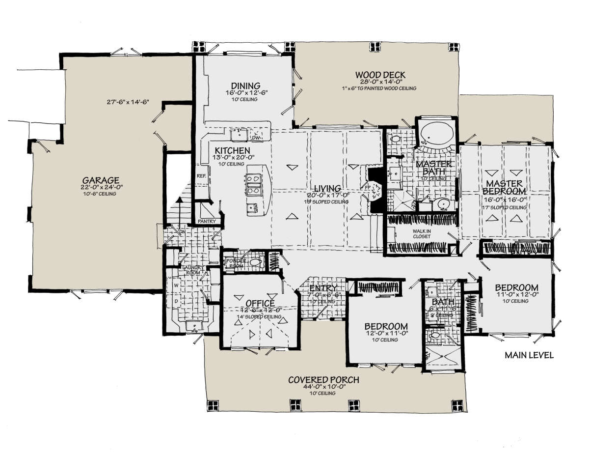 Main Floor for House Plan #1907-00048