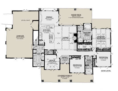 House Plan House Plan #22086 Drawing 1