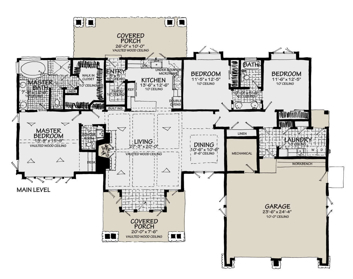 Main Floor for House Plan #1907-00049