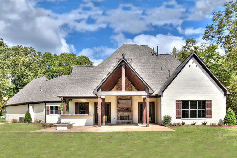 European House Plan #110-01061 Elevation Photo