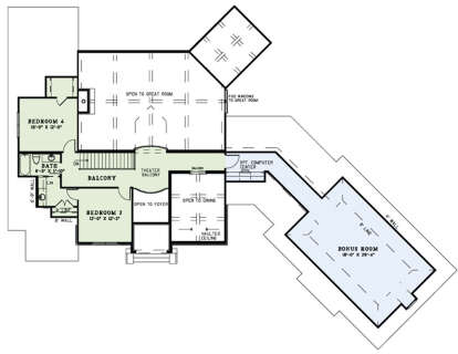 House Plan House Plan #22121 Drawing 2