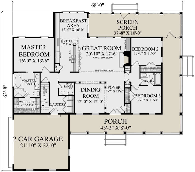 House Plan House Plan #22128 Drawing 1