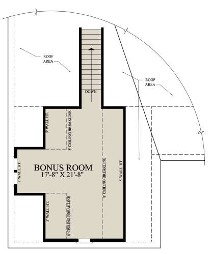 Bonus Room for House Plan #7922-00236