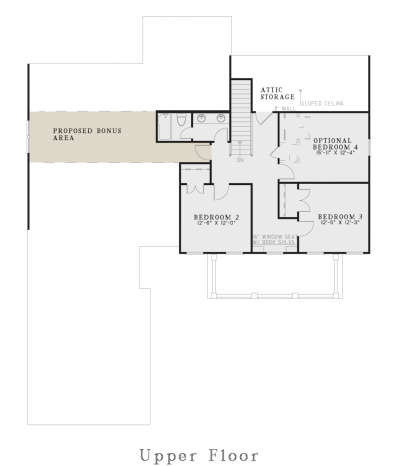 Second Floor for House Plan #110-01063