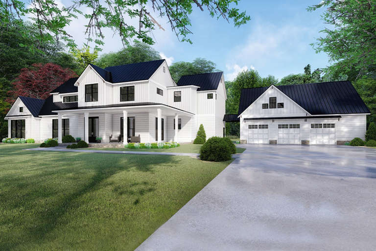 House Plan House Plan #22149 Front Elevation 