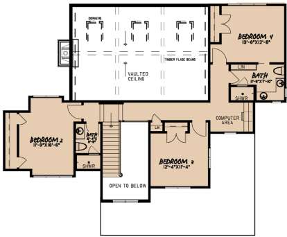 Second Floor for House Plan #8318-00118