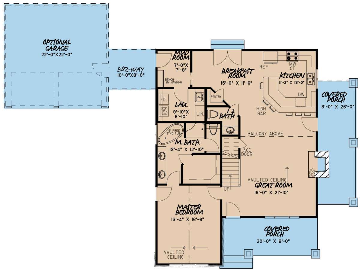 Main Floor for House Plan #8318-00119